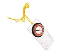 Abaodam Hiking Navigation Compass with Measuring Scale Portable Multi Functional Survival Tool for Outdoor Adventure and Camping Activities