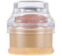 Abaodam Himalayan Salt Ball Massage Roller with Lid for Neck and Body Gold Handheld Salt Massager for Muscle Relief Travel-Friendly