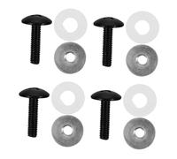 Abaodam Hockey Visor Screw with Nuts Washers Cylindrical Rings Helmet Hardware Kit Secure Replacement Fasteners for Stable Visor Mounting and Easy Installation