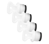 Abaodam Hot Water Bottle with 21mm Inner Diameter 4pcs Rubber Cap Leakproof Stopper Portable Pp Rubber Safety Plug Versatile Compatibility for Warm Water Bag for Home and Traveling Use