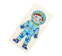 Abaodam Human Body Puzzle Fidget Toy for Toddlers Wooden Educational Puzzle for Kids Ages 3-5 Interactive Learning Activity for Infants and Preschoolers