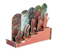 Abaodam Human Evolution Puzzle Model Educational Science for Interactive Brain Teaser Stem Kit Enhancing Logical Thinking Fine Motor Skills Understanding of History