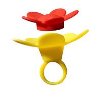 Abaodam Hummingbird Feeder Ring Silicone Handheld Mini Hummingbird Feeding Tools Wearable Bird Feeder for Outdoor Garden Backyard Close-Up Bird Watching Honey