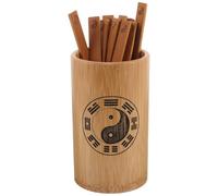 Abaodam I Ching Divination Bamboo Stick Set with 12 Earthly Branches Fortune Telling Bucket Feng Shui Learning Tool Traditional Chinese Divination Game for Classroom and Home Use