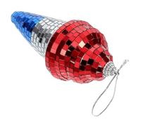 Abaodam Ice Cream Shape Disco Balls Hanging Ornaments for Wedding Party Mirror Disco Ball for Bar Decor