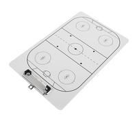 Abaodam Ice Hockey Coaching Board Dry Erase Clipboard with Marker Holder for Coaches Tactical Planning and Team Practice
