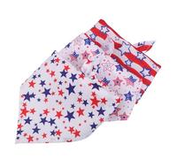 Abaodam Independence Day Dog Bandana 3pcs American Flag Pet Bibs Large Dog Scarves Drool-resistant for July 4th