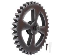 Abaodam Industrial Style Retro Gear Wall Decoration Made of Iron round Gear Shape for Home and Bedroom