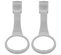 Abaodam Infant Pull up Rings, PP Standing Support Handles, Smooth Rounded Edges, 1 Pair for Baby Walking Exercise and Crib Use, Travel-Friendly