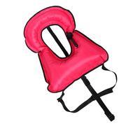 Abaodam Inflatable Swimming Vest Buoyancy Life Vest for Snorkeling and Pool Activities Effortless Inflation Great Fit Red Color