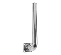 Abaodam Infrared Beam Bracket Stainless Steel L Shaped Wall Mount for Security Camera and Wireless Bridge, Silver, Precise Alignment, Warehouse Monitoring