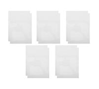 Abaodam Inkjet Printable Film Sheets for Label Making with Smooth Paper Feed Pet Material 10pcs A4 Self-Adhesive and UV Transfer in Office and School Supplies