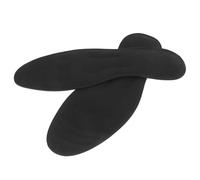 Abaodam Insoles for Plantar Fasciitis Liquid Gel Massaging Design, Thin and Flexible Velvet Material Inserts for Foot Relief, Suitable for Flat Feet and Fibromyalgia, Black M2 Size