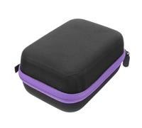 Abaodam Insulin Vial Storage Case for Fridge 15-Slot Portable Medical Vial Organizer Hard Shell Protector and Peptide Bottles