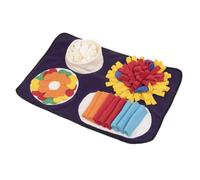 Abaodam Interactive Dog Feeding Mat Made of Soft Polar Fleece, Encourages Foraging Skills and Relieves Emotional Pressure, Snuffle Mat for Mental Stimulation and Slow Eating