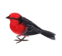 Abaodam Interactive Electric Singing Bird with Realistic Chirping Sounds Animal Figurine for Early Learning and Nature Exploration Voice and Light Sensor Activation for Educational Play