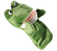 Abaodam Interactive Frog Hand Puppet for 1-3, Plush Animal Storytelling, Educational Puppet for Parent Play