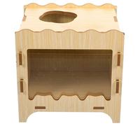 Abaodam Interactive Hamster Hideout Toy Wooden Sleeping Box for Small Pets Indoor and Outdoor Use Creative Small Animals Box Toy Comfortable and Sturdy