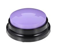 Abaodam Interactive Pet Talking Button for Dogs and Cats, Recordable Communication Training Button with Purple Color, Suitable for Pet Behavior Aid and Feeding Interaction