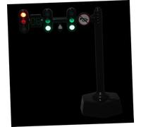 Abaodam Interactive Traffic Signal Light with Sound Effects for Automatic Cycling Stop Light Model for Pretend Play and Early Traffic Realistic Signal Simulation