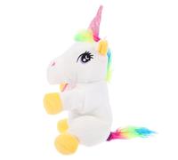 Abaodam Interactive Unicorn Hand Puppet Realistic Soft Storytelling for Preschool Enhances Imagination Language Skills for Role Play and Interaction