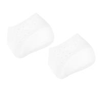 Abaodam Invisible Silicone Heel Lift Insoles for Height Increase, White Breathable Gel Shoe Pads with 4.0cm Height Boost, Suitable for Boots and Sneakers, Convenient and Practical Heel