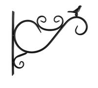 Abaodam Iron Art Hanging Rack Wall Mounted Hanger Hanging Plant Bracket Simple Black Iron Strong Bearing Capacity Not Easy to Break for Windowsill Creating A Beautiful Display