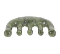 Abaodam Jade Comb Scalp Massager Mini Brush Gua Sha Jade Massage Comb for Scalp Treatment Dry Hair Dandruff Brush
