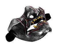 Abaodam Japanese Style Cosplay Prop for Parties Half- Design for Role Playing and Festivals Comfortable and Breathable Materials for Traditional and Carnivals