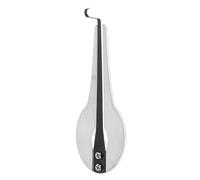 Abaodam Jaw Harp Mouth Harp Portable Musical Instrument, Alloy round Silver, Easy for Beginners, Lightweight, the Go Learning