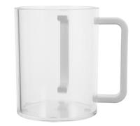 Abaodam Jewish Ritual Hand Washing Cup with Dual Handles 950ml Ppsu Material, Precise Water Flow and Secure Grip, White Handle for Weddings and Passover, Modern and Traditional Judaica