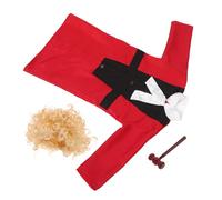 Abaodam Judge Role Play Costume with Wig and Gavel Realistic Career Dress-up for Stage Performance and Halloween Enhances Acting Skills and Confidence for Boys