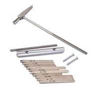 Abaodam Kalimba Key Instrument Musical Thumb Piano Parts Keys Tuning Hammer Screws Bending Design for Comfort
