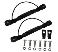 Abaodam Kayak Carry Handle with Black Bungee Cord Non Slip Replacement Paddle Park Side Mount Handles for Canoes Boats Easy to Install for Bow Stern and Lateral Use