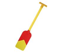 Abaodam Kayak Paddle Lightweight Boat Oar for Rowing Performance Prop Bright Red Yellow Design Safe Smooth Surface Comfortable Grip