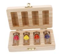 Abaodam Keepsake Box Baby Boy, Baby Keepsake Box for First Haircut, Fetal Hair and Umbilical Cord Storage, Wood and Glass, Large Capacity, Present for Newborn Families