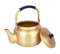 Abaodam Kettle Preparation Stovetop with 8l Handle Anti-scalding and Aluminum Efficient Boiling Boil Golden Metal Boiler Water Pot for Fast for Gas and Other Stoves Tea
