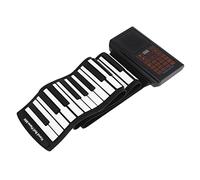 Abaodam Key Foldable Electronic Piano Portable Rechargeable Hand Rolled Keyboard Style Finger Piano Drum Vibrato Recording
