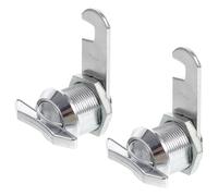 Abaodam Keyless Heavy Duty Cabinet Locks 2Pcs Metal Showcase Locks for Secure Drawers and Electric Boxes in Retail and Home Environments