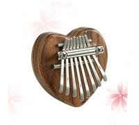 Abaodam Keys Thumb Piano DIY Educational Plaything for Girlfriend Heart Shaped Design with Colors Instrument for and Development