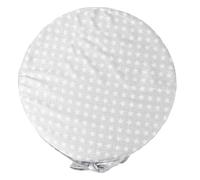 Abaodam Kids Dining Chair Cushion Non-Slip Chair Heightening Pad Comfortable Synthetic Leather Sponge Cushion for Home Use in Silver