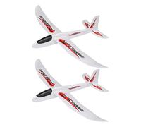Abaodam Kids Foam Glider Plane Toy 39In Hand Throwing Aerobatic Aircraft with Diy Sticker Decoration for Outdoor Play Enhances Hand-Eye Coordination