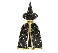 Abaodam Kids Halloween Five-Star Cloak Party Costume Creative Cosplay Cape for Children All-Size Comfortable Performance Dress-up