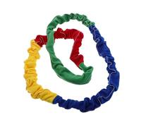 Abaodam Kids Outdoor Stretchy Band for Group Activities 2m Elastic Tension Rope Sensory Exercise Equipment for Children Team Building and Playground Fitness Toy