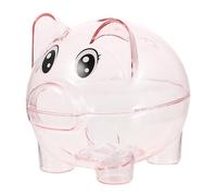 Abaodam Kids Piggy Bank Clear Plastic Coin Saving Pot for Children Desktop Decorative Money Box Teaching Saving Habit