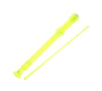 Abaodam Kids Soprano Recorder 8-hole Beginner Clarinet for Children Yellow Resin Wind Instrument Set Cleaning Rod for Music Practice