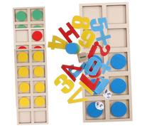 Abaodam Kindergarten Math Counters Wooden Learning for Educational Counting and Addition Subtraction Game Preschool Activity Aid