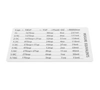 Abaodam Kitchen Conversion Chart Magnetic Refrigerator Tool Featuring Measurement for Cooking and Baking Tasks