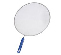 Abaodam Kitchen Cooking Tool Splash Guard Protector Mesh Pot Cover Lid Handle 29cm Anti Oil Splashing Stainless Steel for Wok and Frying Pan