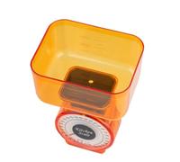Abaodam Kitchen Scale Plastic Mechanical Food Scale Easy to Carry and Store Suitable for Kitchen and Food Making Random Color